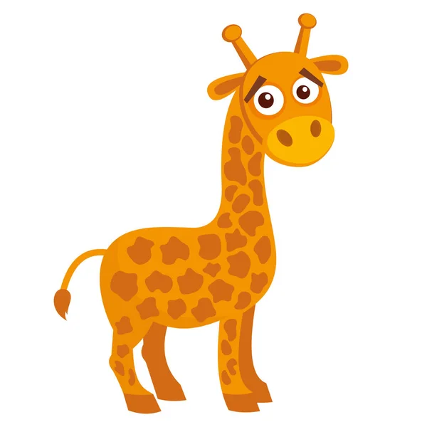 Wild animals. Giraffe — Stock Vector