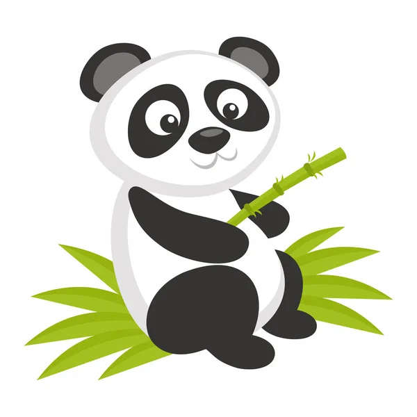 Wild animals. Panda Bear Wildlife Vector