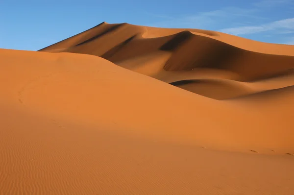 Sand dunes of Erg Chebbi — Stock Photo, Image