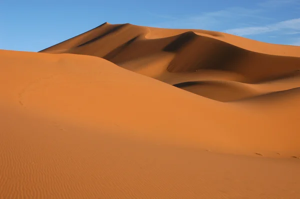 Sanddünen von erg chebbi — Stockfoto