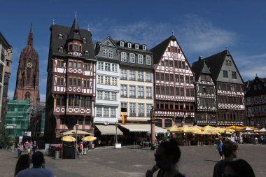 Frankfurt Romerberg turist 