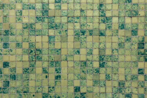 Grüne Mosaikfliesen. — Stockfoto