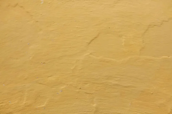 Mur en stuc peint ocre jaune . — Photo