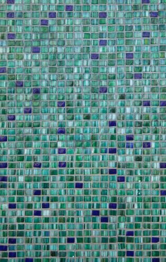 Green mosaic tiles clipart