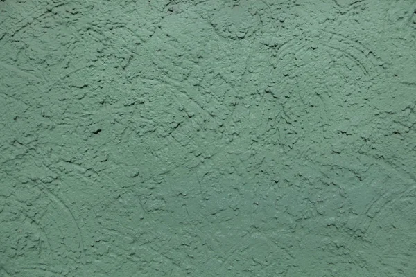 Zöld festett fal stukkó. — Stock Fotó
