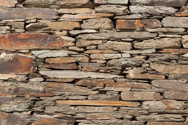 pattern of old brown masonry wall