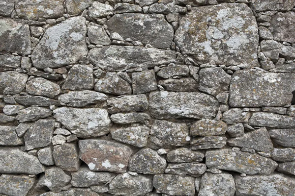 pattern of old grey masonry wall