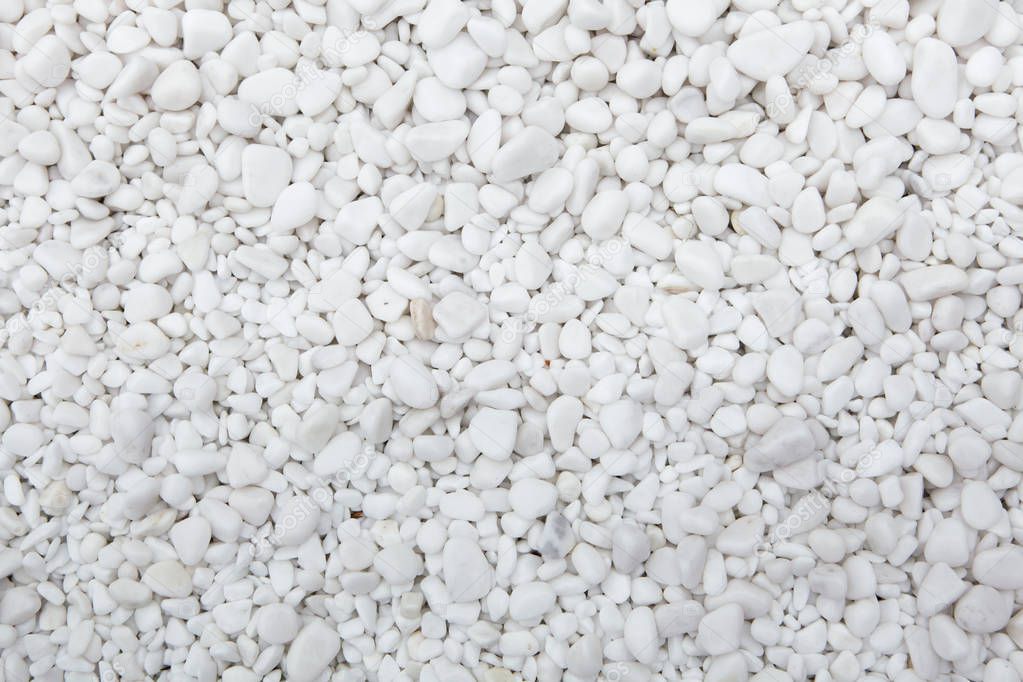 Marble white pebbles texture