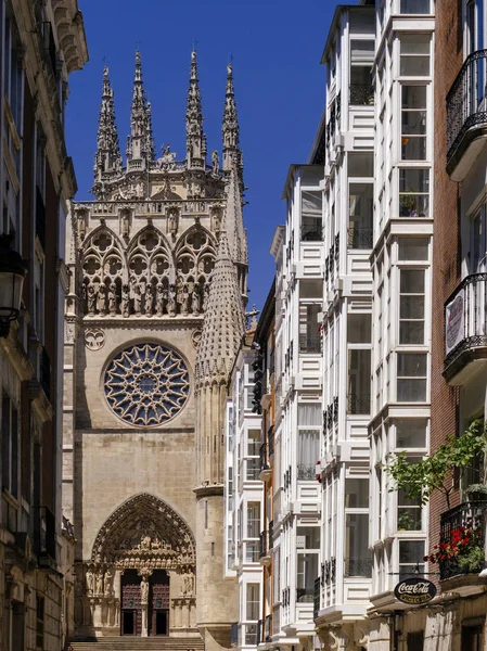 Burgoská katedrála ve Španělsku — Stock fotografie