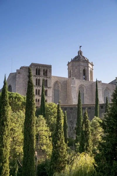 Carlemany Girona věž katedrály — Stock fotografie