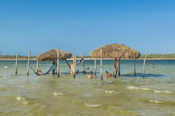 Lagune do paraiso jericoacoara brasilien — Stockfoto