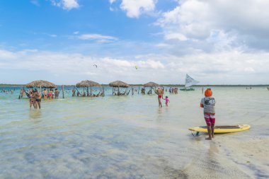 Lagoa yapmak Paraiso Jericoacoara Brezilya