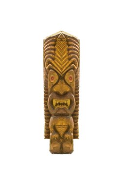 Ahşap Totem izole