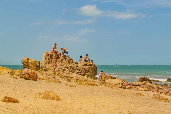 Praia Malhada Jericoacoara Brasil —  Fotos de Stock