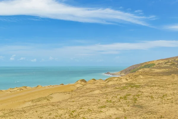 Dunes et Océan Jericoacoara Brésil — Photo