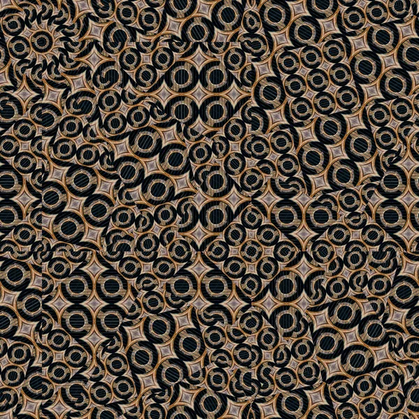 Futuristische kopie van het abstracte patroon van cirkels — Stockfoto
