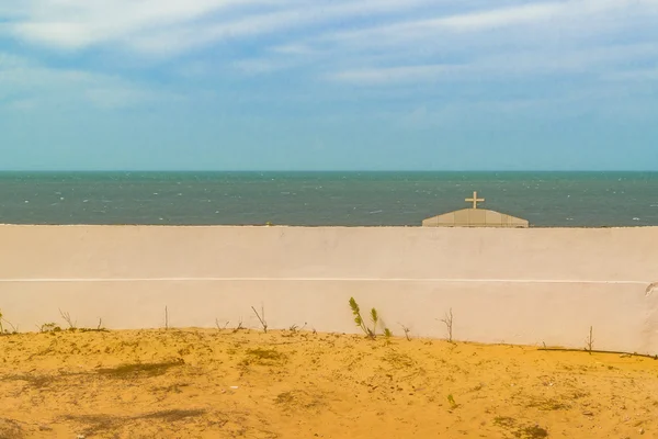 Cimetière à la plage Jericoacoara Brésil — Photo