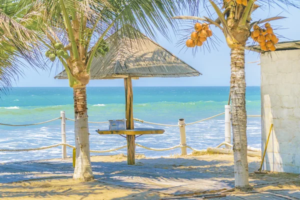 Bar bij het strand Santa Elena Ecuador — Stockfoto