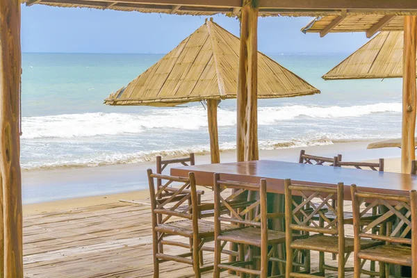 Bar bij het strand Santa Elena Ecuador — Stockfoto