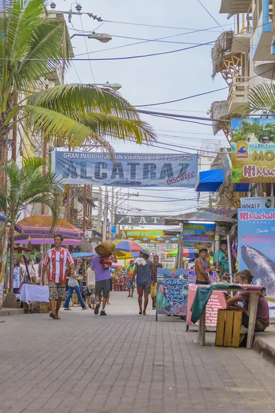 Вулиця Montanita Еквадору — стокове фото