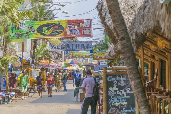 Straat van Montanita Ecuador — Stockfoto