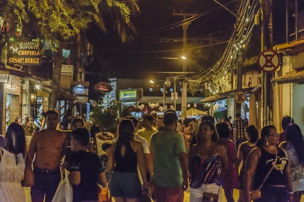 Night Scene at Porto Galinhas, Brazil — Stock Photo, Image