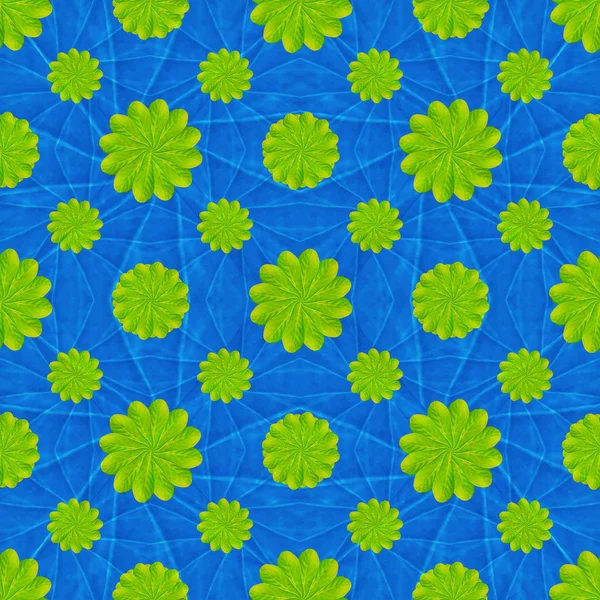 Stilizált természet geometriai Seamless Pattern — Stock Fotó