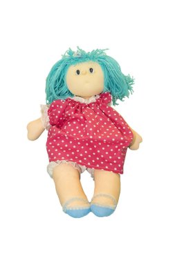 Sevimli kız bebek izole