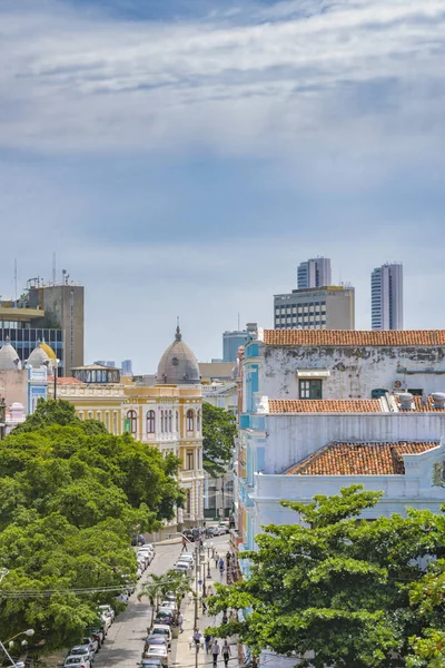 Luchtfoto Cityscape Recife Brazilië — Stockfoto