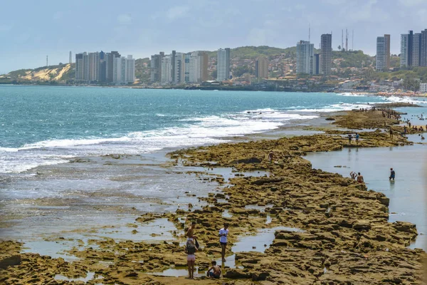 Waterfront binalar ve Beach Natal Brezilya — Stok fotoğraf