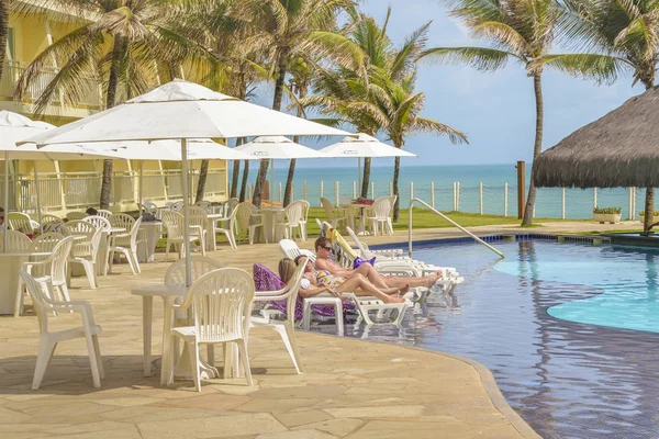 Hotel Piscina Natal Brasil — Foto de Stock