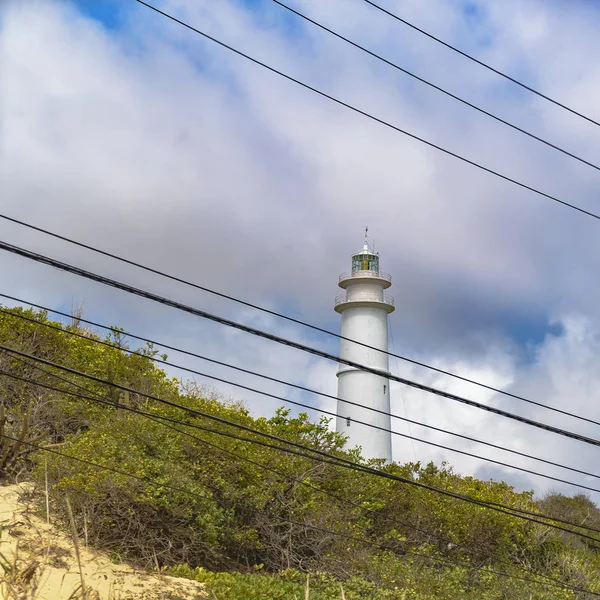 Deniz feneri Dune Natal Brezilya en üstündeki — Stok fotoğraf
