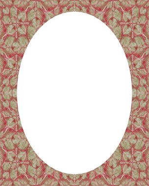 Daire çerçeve arka plan ile dekore edilmiş sınırları