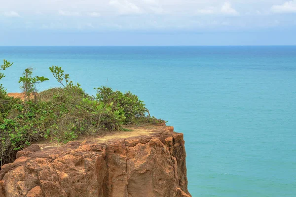 Aereo paesaggio marino scena Pipa Brasile — Foto Stock