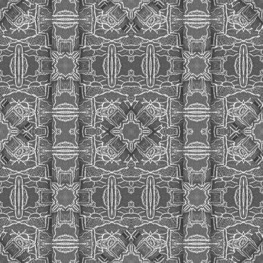 Gri ve beyaz kabile Seamless modeli