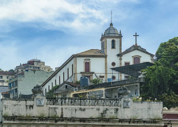 Igreja Antiga Vista Exterior Rio de Janeiro Brasil — Fotografia de Stock