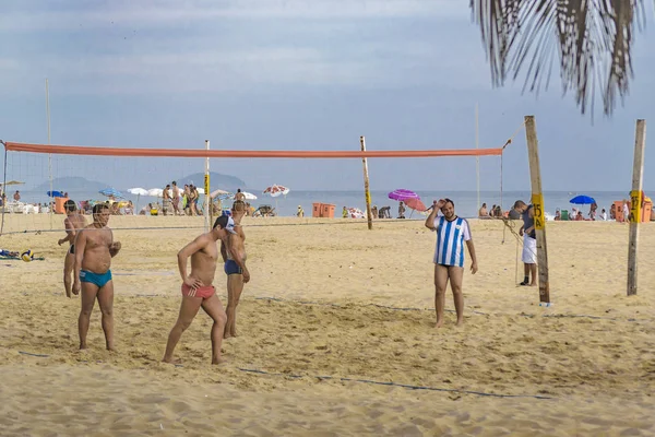 Spiaggia di Copacabana Rio de Janeiro Brasile — Foto Stock