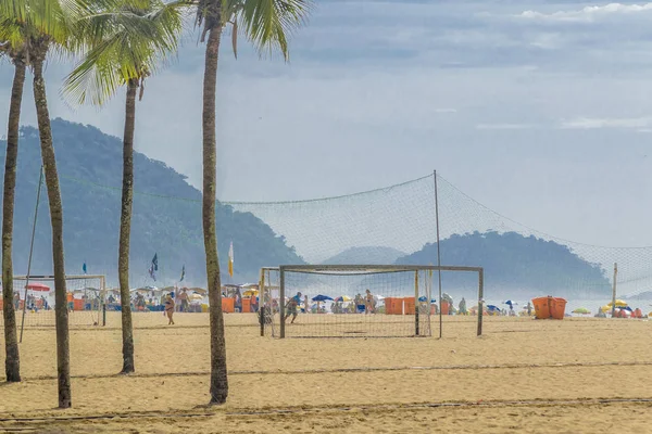 Praia de Copacabana Rio de Janeiro Brasil — Fotografia de Stock