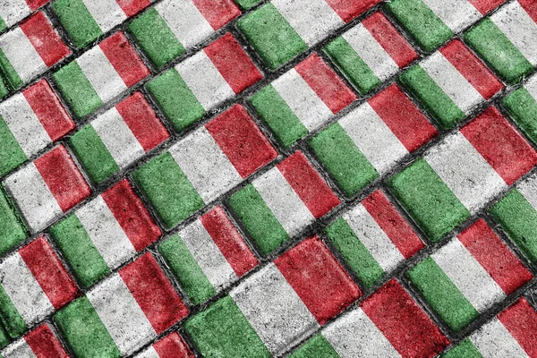 Vzor vlajky Itálie — Stock fotografie
