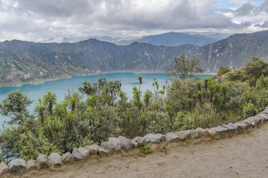 Quilotoa Lake, Ekvador Latacunga