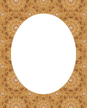 Daire çerçeve arka plan ile dekore edilmiş sınırları