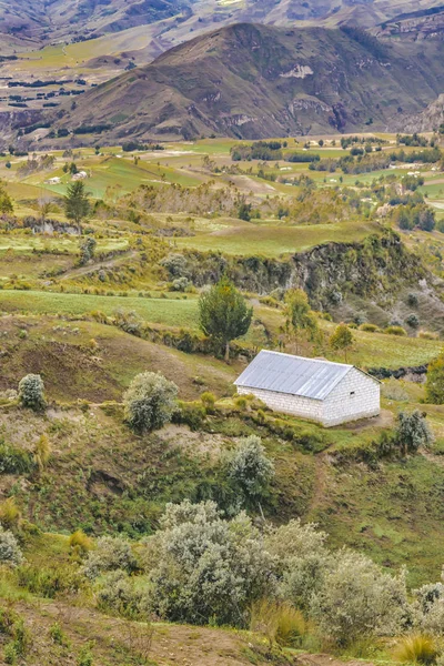 Cena rural andina Quilotoa, Equador — Fotografia de Stock