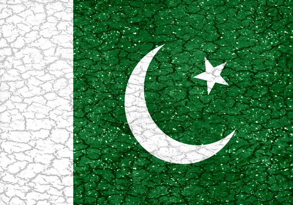 Pakistan stil flagga — Stockfoto