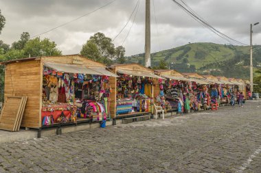 Panecillo Street Market Quito Ekvador