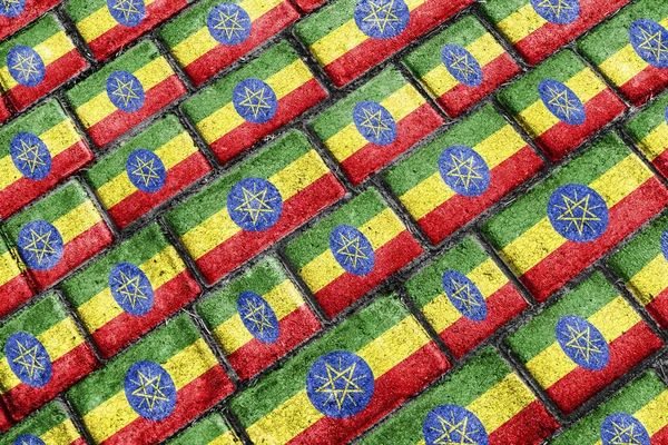 Ефіопський міських гранж візерунком — стокове фото