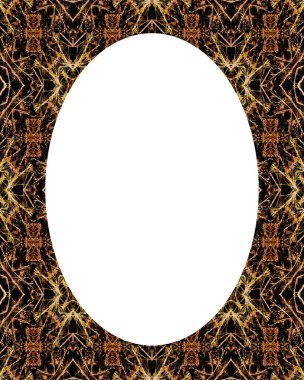 Daire çerçeve arka plan ile dekore edilmiş sınırları
