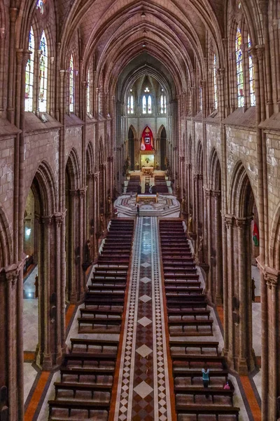 Basílica de San Juan de Quito Vista Interior — Fotografia de Stock