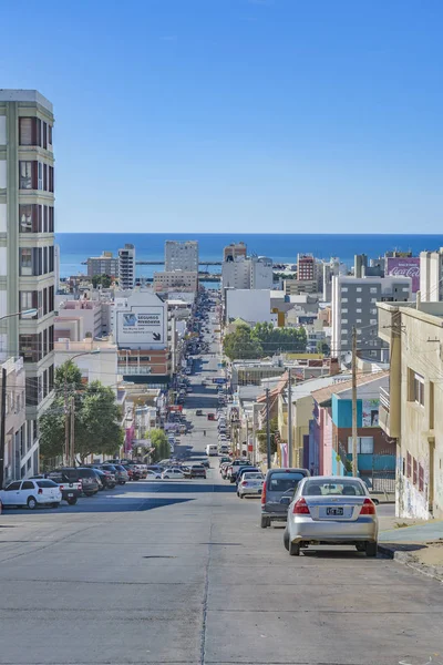 Kentsel sahne Comodoro Rivadavia şehir, Arjantin — Stok fotoğraf