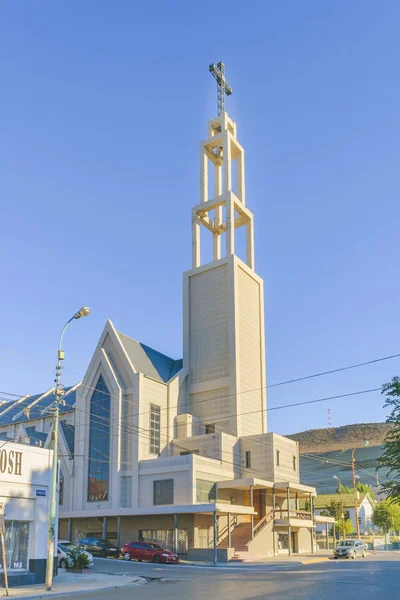 Church Building Exterior View Comodoro Rivadavia Argentina — Stock Photo, Image