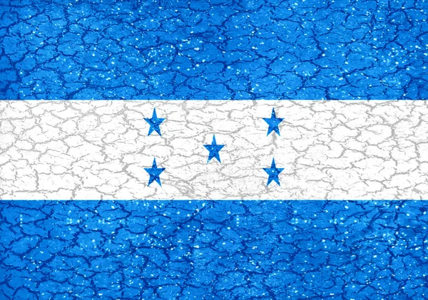 Bandeira nacional do estilo grunge de Honduras — Fotografia de Stock